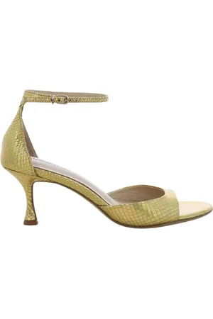 Lola Cruz Buty, Kobieta, Żółty, 41 EU, Złote Buty Damskie Elegancki Model