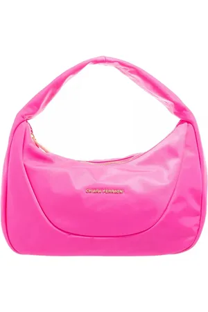 Chiara Ferragni Torebki, Kobieta, Różowy, ONE SIZE, Nylon, Złota Gwiazda Torebka Fuchsia Red