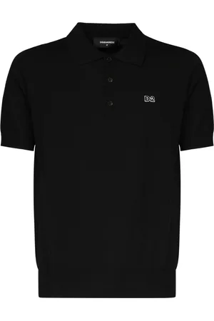 Dsquared2 Koszulki, Mężczyzna, Czarny, M, Bawełna, Koszulka Polo
