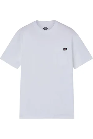 Dickies Koszulki, Mężczyzna, Biały, S, Casual Luray Koszulka z Kieszenią dla Mężczyzn