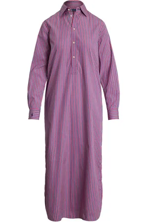 Ralph Lauren Sukienki, Kobieta, Różowy, 2XS, Różowe Sukienki z Haftem Pony