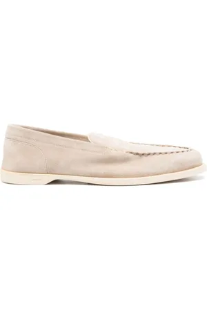 JOHN LOBB Buty, Mężczyzna, Beżowy, 42 1/2 EU, Zamsz, Beżowe Zamszowe Buty Pace