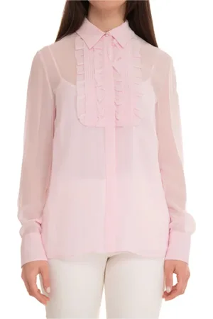 Max Mara Bluzki, Kobieta, Różowy, M, Narvik Camicie Rosa Shirt