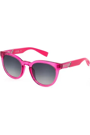 Furla Akcesoria, Kobieta, Różowy, ONE SIZE, Wielokolorowe plastikowe okulary przeciwsłoneczne