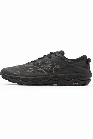 Mizuno Buty, Mężczyzna, Czarny, 39 EU, Skóra, Czarne Sneakersy z Wiązaniem