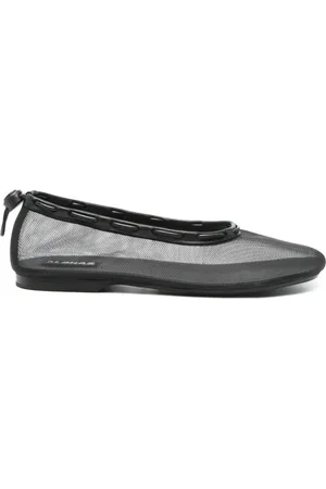 ALOHAS Buty, Kobieta, Czarny, 37 EU, Siatkowe Buty Na Sznurówki Skórzana Wkładka Logo