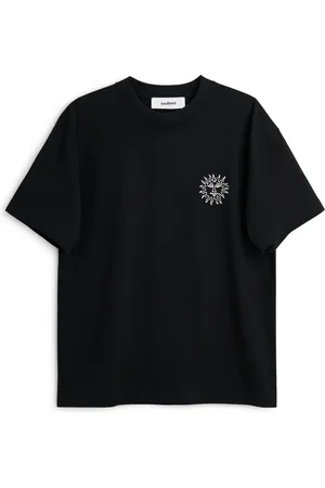 Soulland Koszulki, unisex, Czarny, S/M, Bawełna, Słońce T-shirt