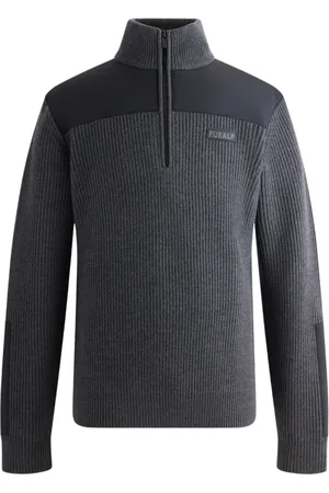 Fusalp Swetry, Mężczyzna, Szary, 2XL, Wełna, Sweter Theodore