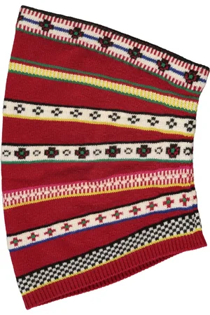 Kenzo Akcesoria, unisex, Wielobarwność, ONE SIZE, Bawełna, Wełna Bawełna Wzór na szyję