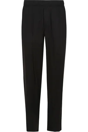 Msgm Spodnie, Mężczyzna, Czarny, S, Poliester, Spodnie Slim-fit