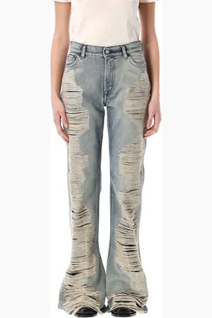 Acne Studios Jeansy, Kobieta, Niebieski, M, Jeansyy Bootcut z Wysokim Stanem Średnio Niebieskie