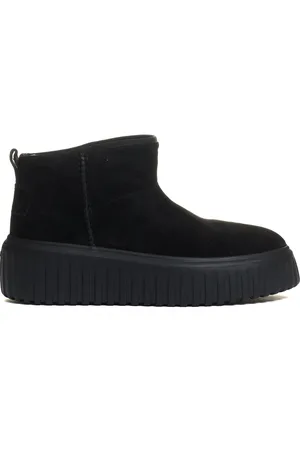 Hogan Buty, Kobieta, Czarny, 40 EU, Zamsz, Czarne Zamszowe Buty Zimowe