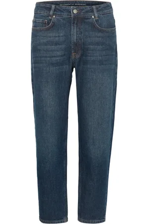 My Essential Wardrobe Jeansy, Kobieta, Niebieski, W28, Bawełna, Mommy High Tapered Jeansy