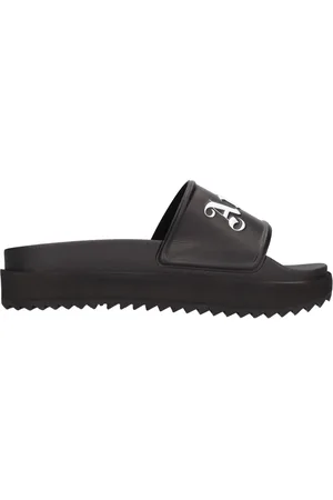 Palm Angels Buty, Kobieta, Czarny, 37 EU, Platform Logo Slide