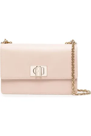 Furla Torebki, Kobieta, Różowy, ONE SIZE, Skóra, Torebka Crossbody z Logo 1927