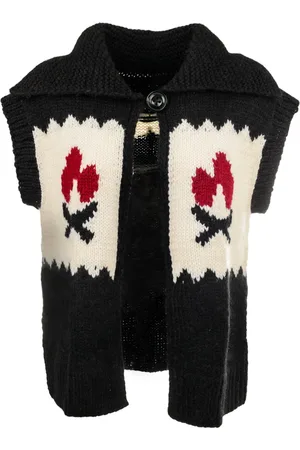 Dsquared2 Swetry, Kobieta, Czarny, S, Sweter z wełny merino
