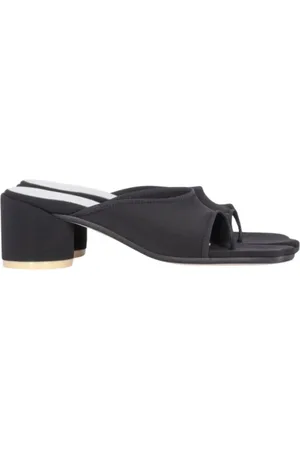Maison Margiela Buty, Kobieta, Czarny, 39 EU, Czarna Sandał Wyprodukowany we Włoszech