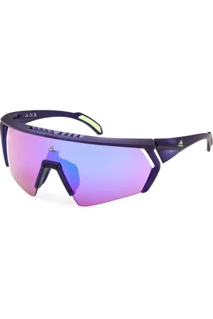 adidas Akcesoria, unisex, Niebieski, ONE SIZE, Matowe Okulary Przeciwsłoneczne Niebiesko-Fioletowe