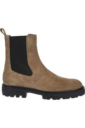 Hogan Buty, Mężczyzna, brązowy, 42 1/2 EU, Skóra, Klasyczne botki Chelsea