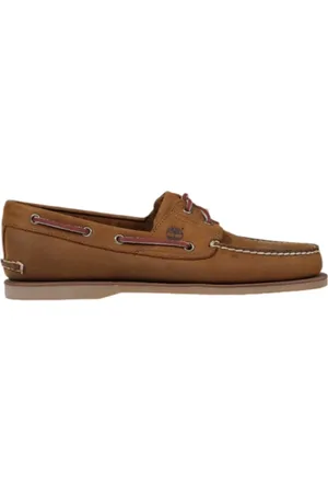 Timberland Buty, Mężczyzna, brązowy, 41 EU, Brązowy mokasyn skórzany z podeszwą z gumy