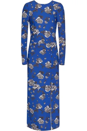 RED Valentino Sukienki, Kobieta, Niebieski, M, Elegancka Czarna Sukienka