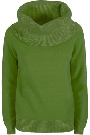 YES ZEE BY ESSENZA Swetry, Kobieta, Zielony, 2XL, Odzież Koszule