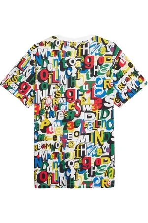 PUMA Koszulki, Mężczyzna, Wielobarwność, XL, Luźny bawełniany T-shirt dla mężczyzn