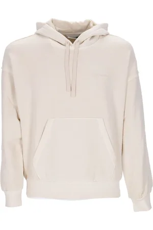 Carhartt Bluzy, Kobieta, Beżowy, L, Bawełna, Bluza z kapturem Marfa