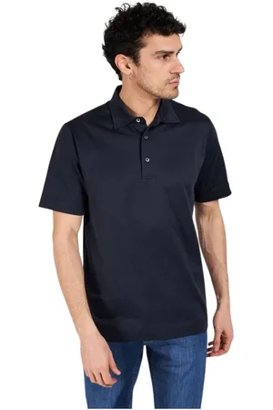 Circolo Koszulki, Mężczyzna, Niebieski, S, Bawełna, 03 Blu Polo Shirt