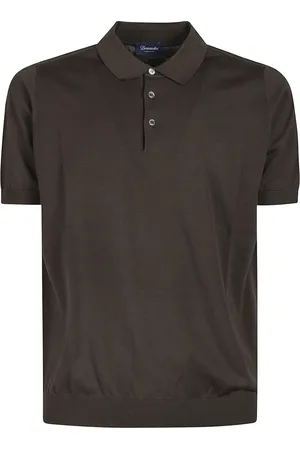 DRUMOHR Koszulki, Mężczyzna, brązowy, M, Klasyczny Polo Shirt
