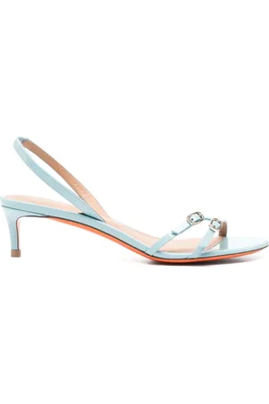 santoni Buty, Kobieta, Niebieski, 36 EU, Jasnoniebieskie Sandały