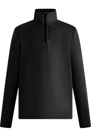 Fusalp Koszulki, Mężczyzna, Czarny, 2XL, Poliester, Timothy Long-Sleeved Top