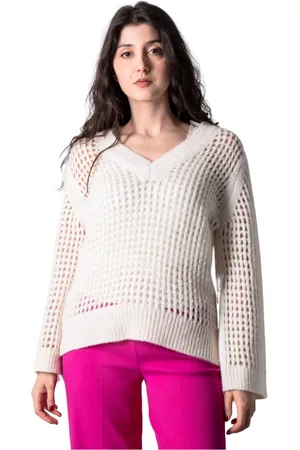 Dorothee Schumacher Swetry, Kobieta, Biały, S, Luksusowy sweter Luxury Airness