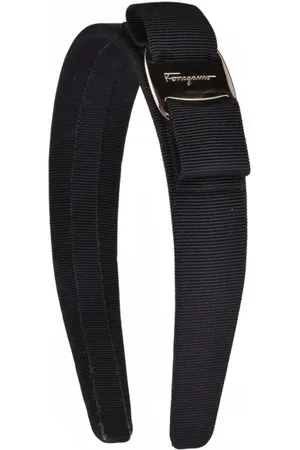 Salvatore Ferragamo Akcesoria, Kobieta, Czarny, ONE SIZE, Elegancka Opaska z Unikalnymi Materiałami
