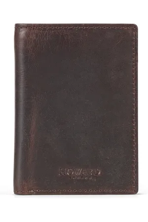 Howard London Akcesoria, Mężczyzna, brązowy, ONE SIZE, Skóra, Ciemnobrązowy skórzany portfel