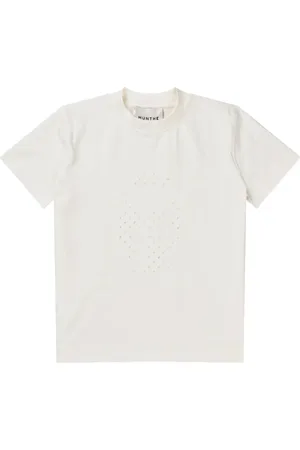 Munthe Koszulki, Kobieta, Beżowy, 2XL, Bawełna, Koszulka z haftem