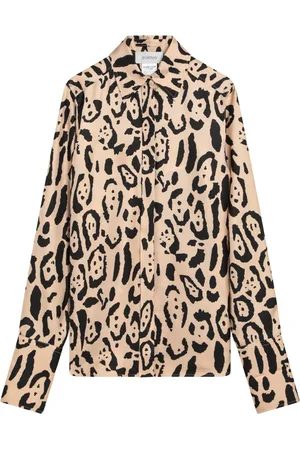 Sportmax Bluzki, Kobieta, brązowy, 2XS, Koszula z długim rękawem