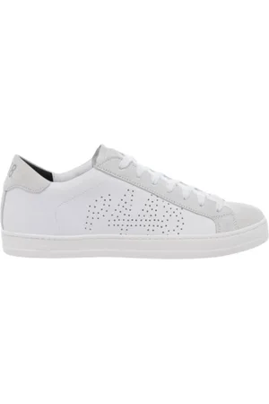 P448 Buty, Mężczyzna, Biały, 41 EU, Skóra, Sneakersy Low-Top