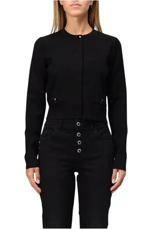 Liu Jo Swetry, Kobieta, Czarny, S, Basic Jacket