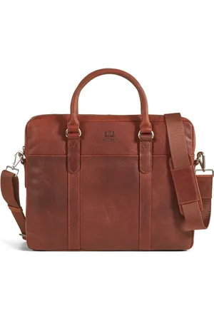 Howard London Torebki, Mężczyzna, brązowy, ONE SIZE, Skóra, Torba na laptopa Ashton