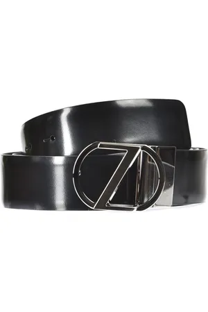 Ermenegildo Zegna Akcesoria, Mężczyzna, Czarny, 105 CM, Pasek