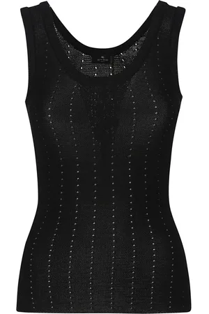 Etro Koszulki, Kobieta, Czarny, XS, Stylowy Tank Top dla Kobiet
