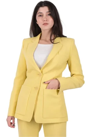Dorothee Schumacher Kurtki, Kobieta, Żółty, S, Elegancka bluza-żakiet