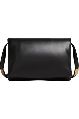 Marni Torebki, Kobieta, Czarny, ONE SIZE, Duża torba z cielęcej skóry prisma
