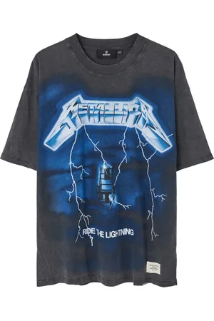 Represent Koszulki, Mężczyzna, Szary, M, Vintage Metallica Ride the Lightning T-Shirt