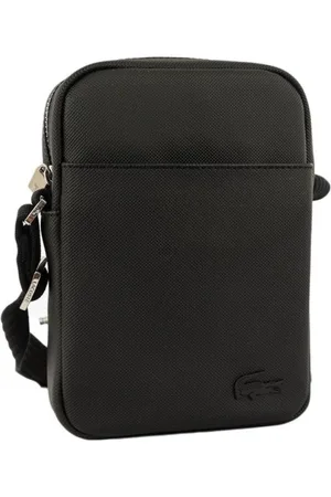 Lacoste Torebki, Mężczyzna, Czarny, ONE SIZE, Poliester, Smukła pionowa torba na aparat