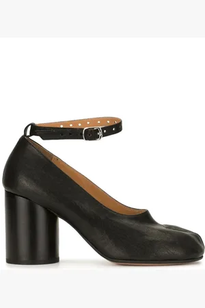 Maison Margiela Buty, Kobieta, Czarny, 36 EU, Eleganckie czarne czółenka na średnim obcasie