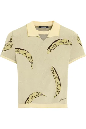 Jacquemus Koszulki, Kobieta, Żółty, M, Zółte T-shirty i Pola