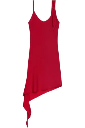 Courrèges Sukienki, Kobieta, Czerwony, XS, Bawełna, Krótka Sukienka
