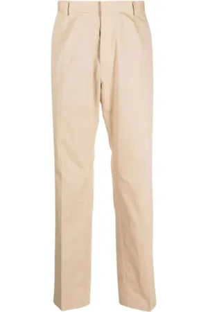 Calvin Klein Spodnie, Mężczyzna, Beżowy, XL, Seacell Cotton Straight Pants